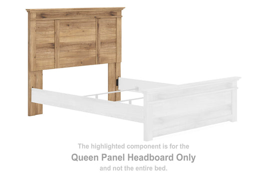 Fenderport - Queen Panel Headboard - Tan