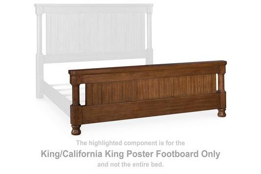 Chadworth - King/California King Poster Footboard - Brown