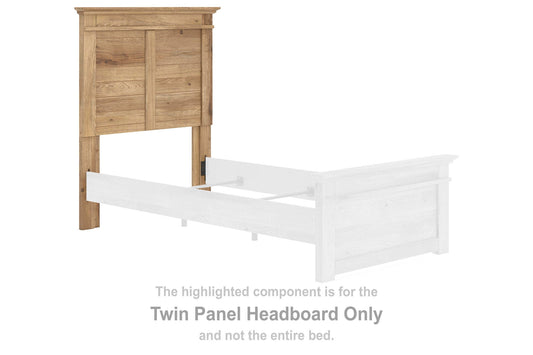 Fenderport - Twin Panel Headboard - Tan