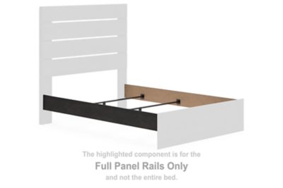 Delmorta - Full Panel Rails - Dark Gray