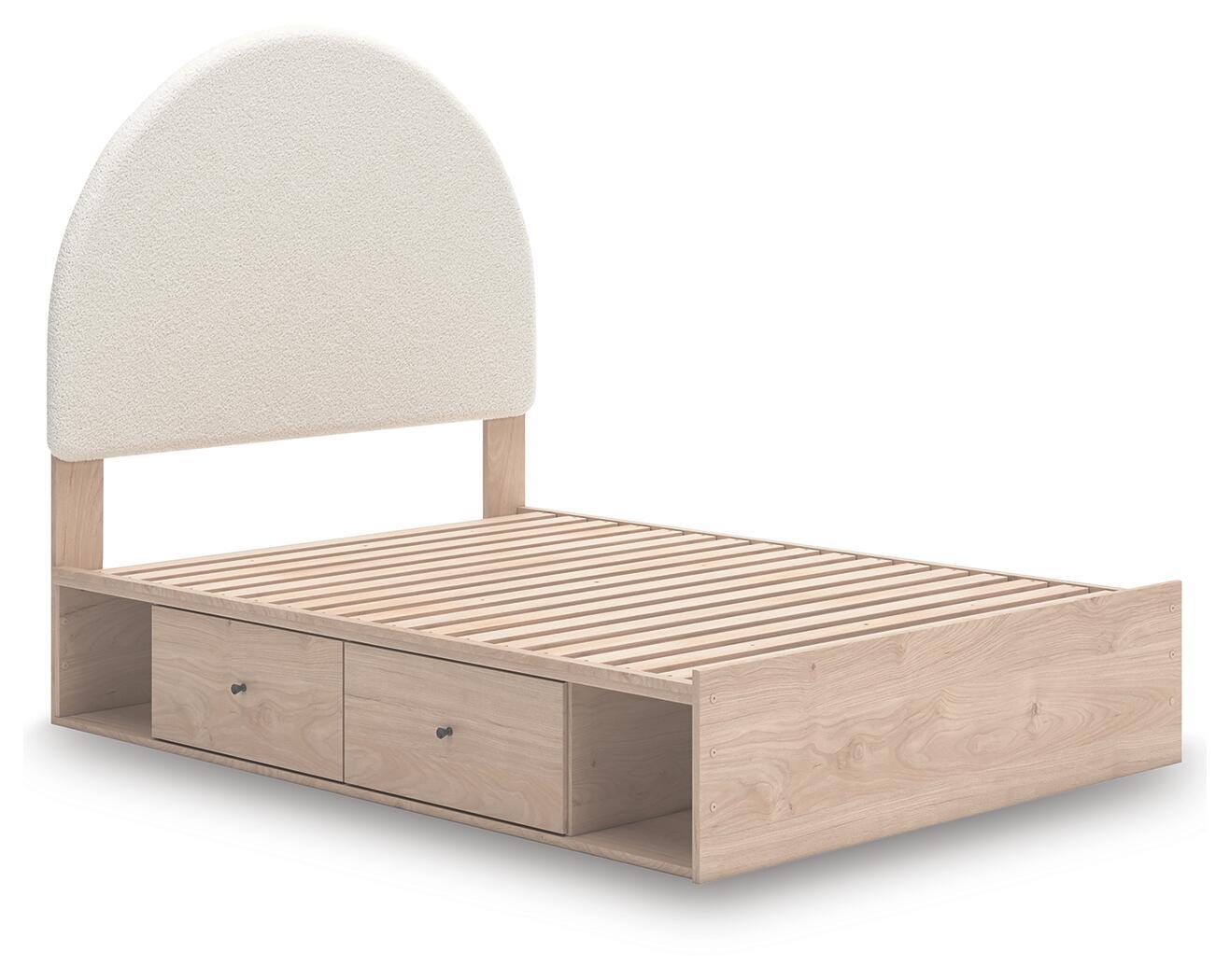 Shapella - Upholstered Panel Storage Bed