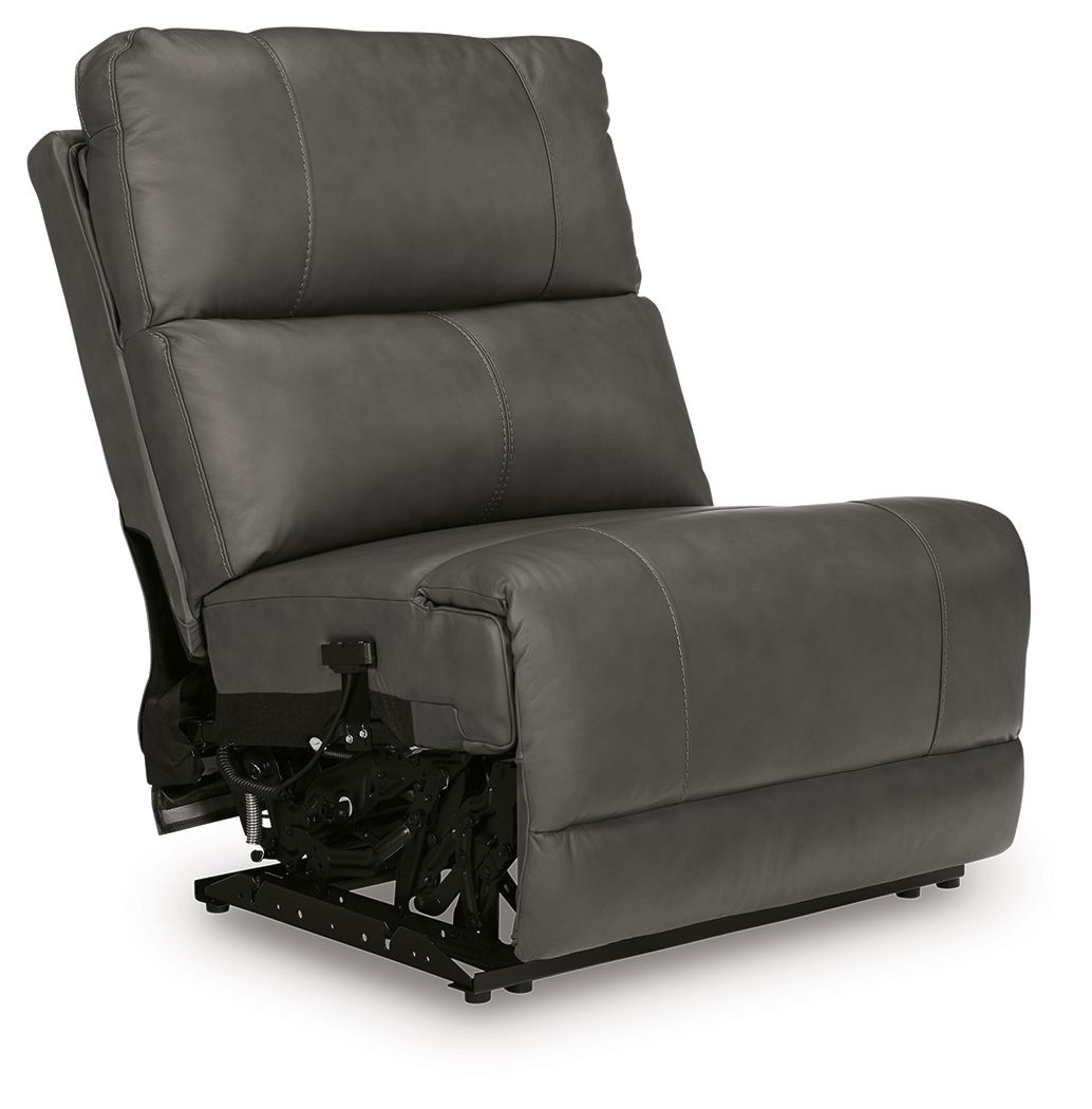 Beryton - Power Armless Recliner With Adjustable Headrest - Anchor