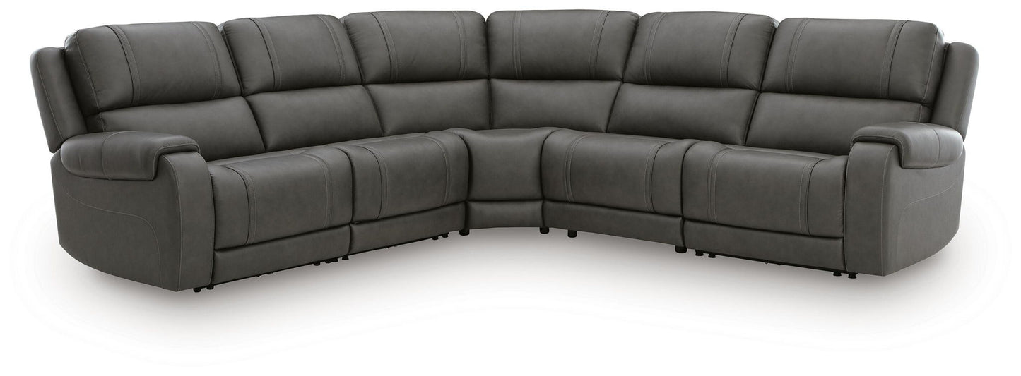 5Z-Harrenhurst - Power Reclining Sectional
