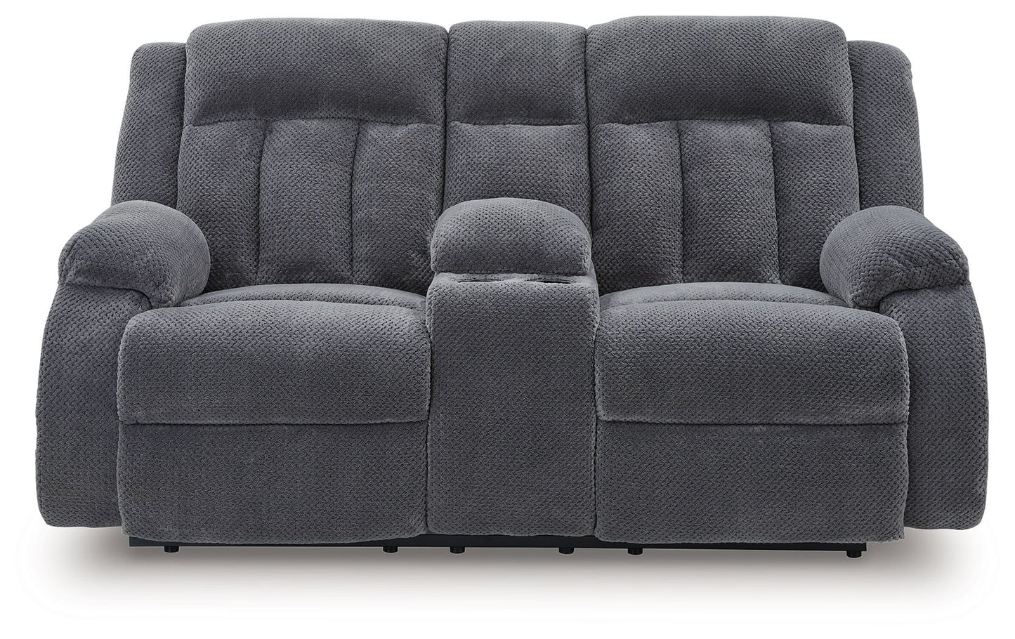 Greely Bend - Double Relcining Power Loveseat With Console