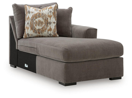 Rosston - RAF Corner Chaise - Espresso