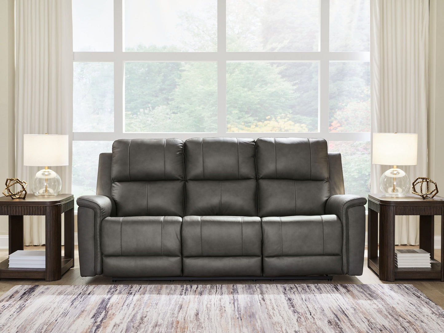 Beryton - Power Reclining Sofa With Adjustable Headrest