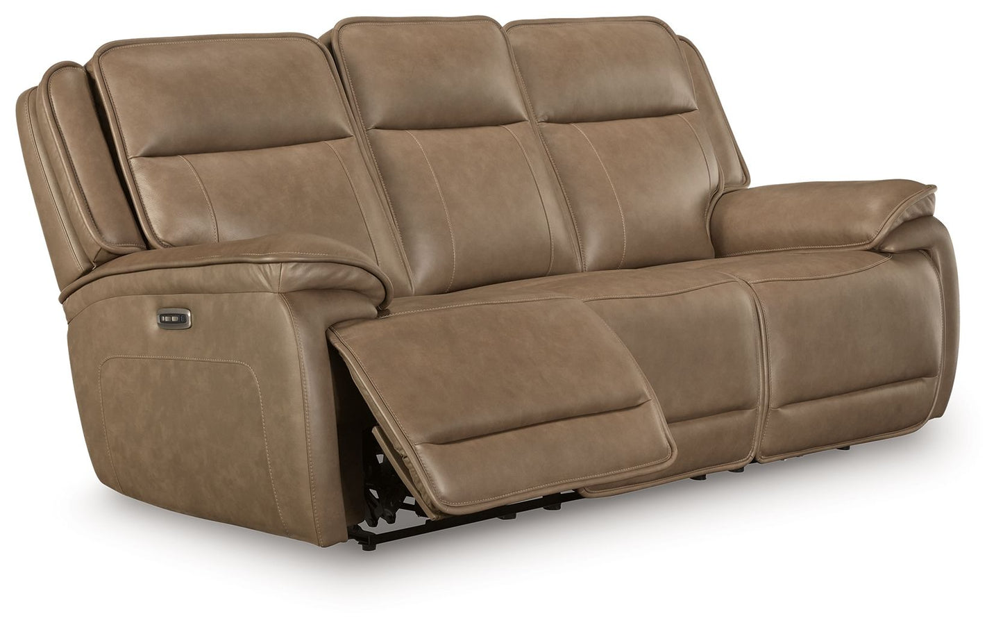 Malcesine - Power Reclining Sofa With Adjustable Headrest - Sahara