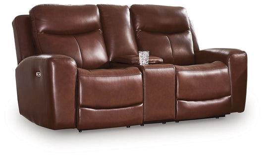 Momentum Moves - Power Reclining Loveseat With Console / Adjustable Headrest