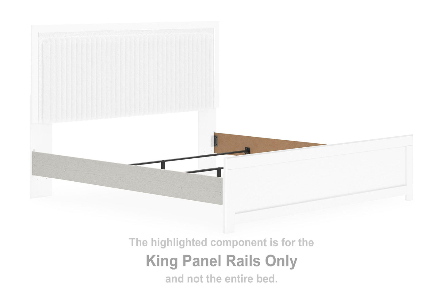 Birmonton - King Panel Rails - White