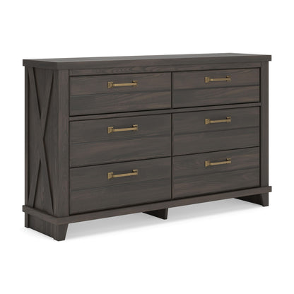 Brazen Valley - Six Drawer Dresser