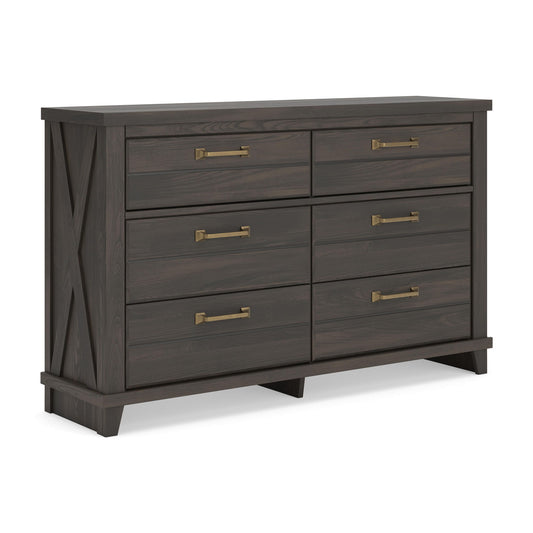 Brazen Valley - Six Drawer Dresser