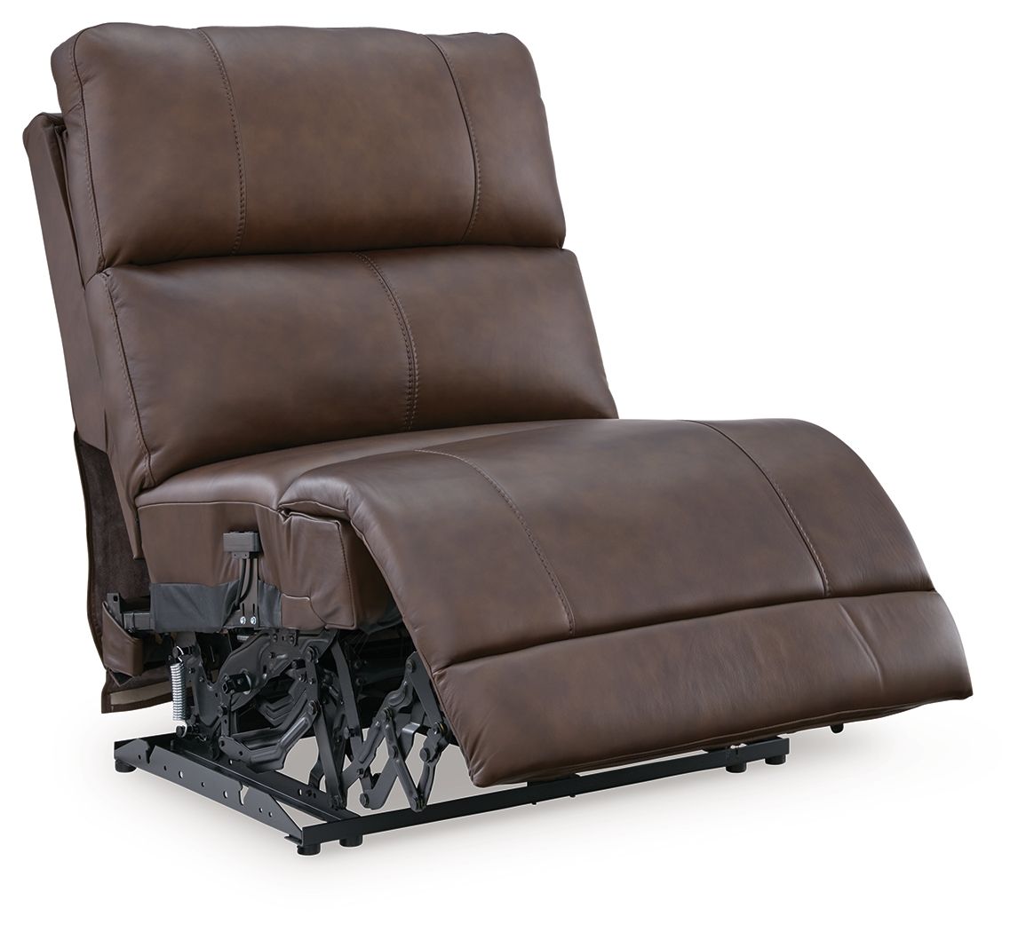 Beryton - Power Armless Recliner With Adjustable Headrest - Espresso