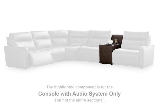 ModZ - Console With Audio System - Chocolate