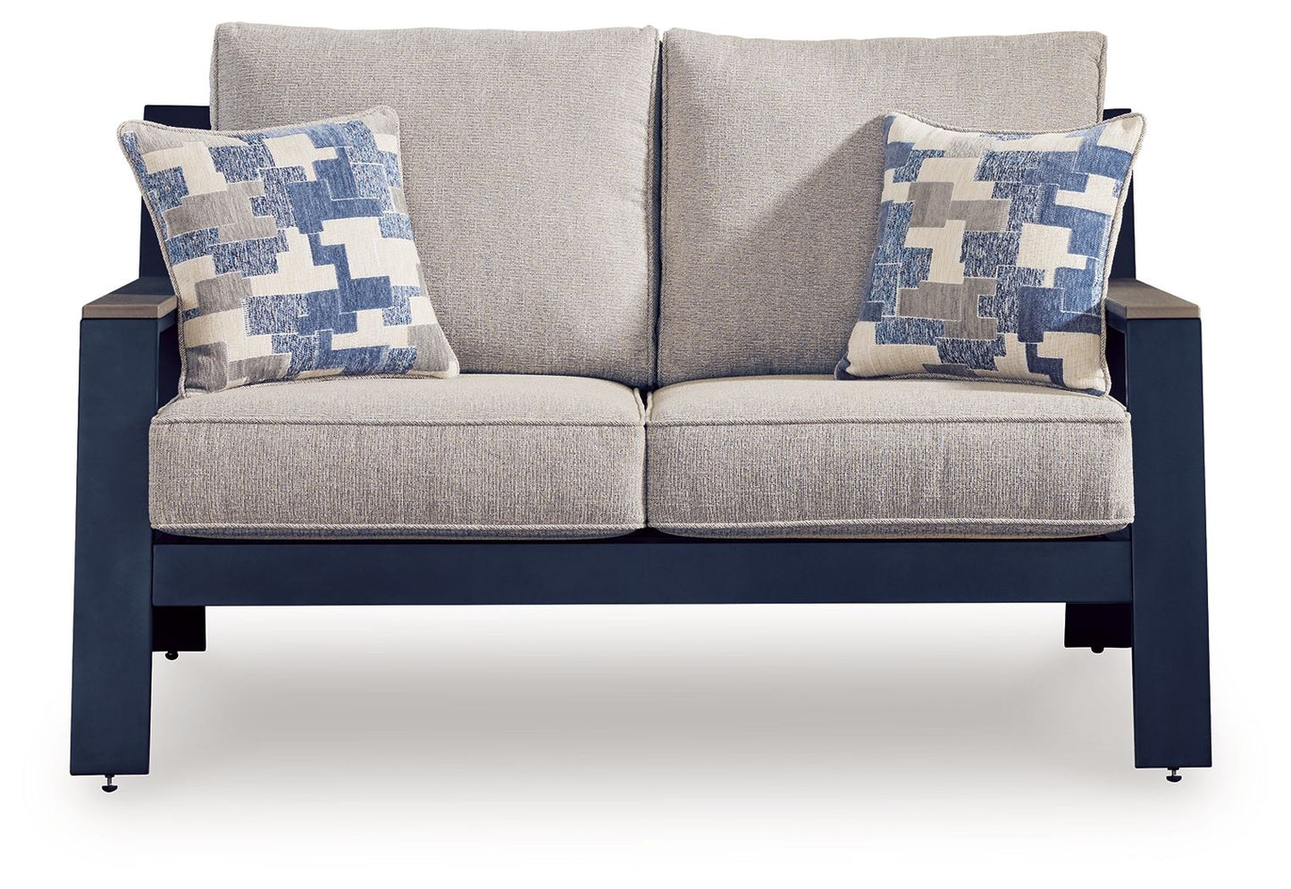 Mabry Shores - Loveseat With Cushion - Blue