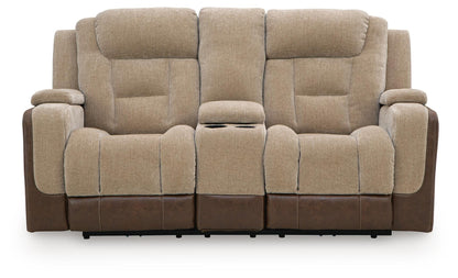 Ultimax - Power Reclining Loveseat With Console / Adjustable Headrest