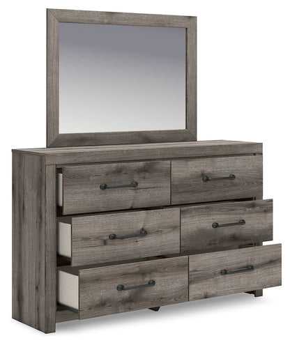 Urbanoore - Dresser And Mirror - Brown Gray