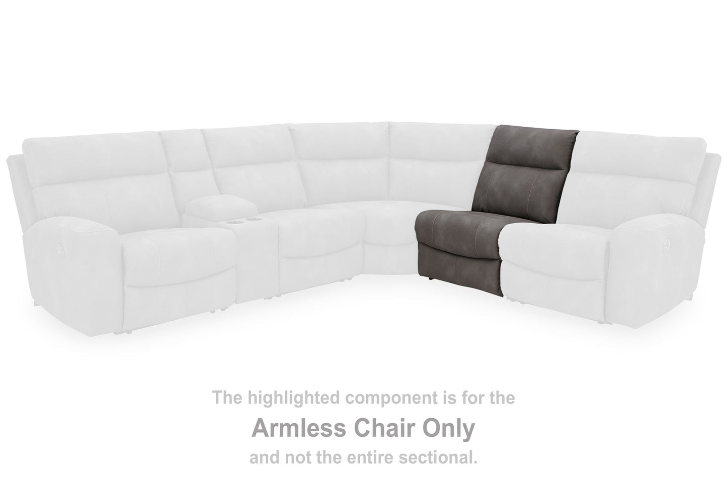 Next-Gen Durapella - Armless Chair - Slate