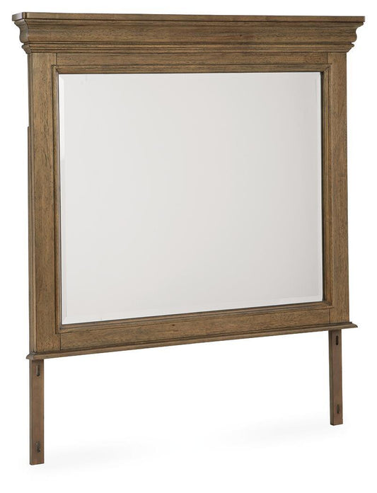 Waynely - Bedroom Mirror - Medium Brown