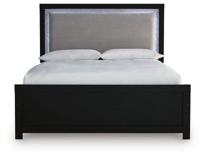 Raechalla - Upholstered Panel Bed