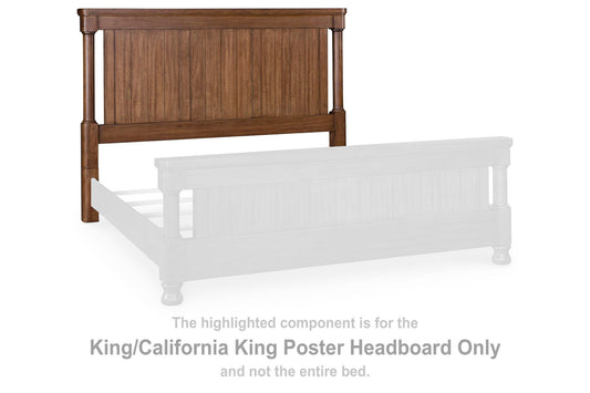 Chadworth - King/California King Poster Headboard - Brown
