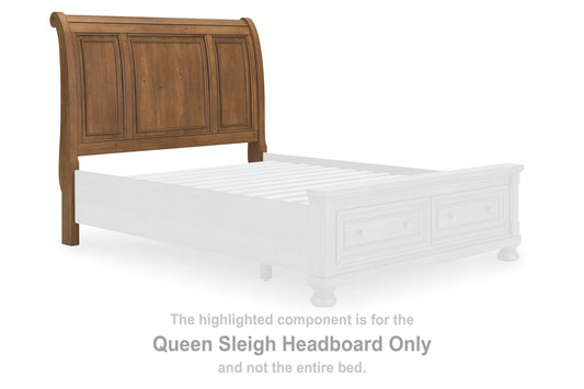 Vandenmore - Queen Sleigh Headboard - Medium Brown
