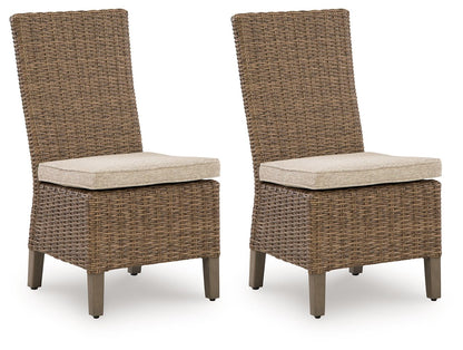 Revare Beach - Side Chair With Cushion (Set of 2) - Beige