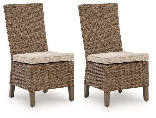 Revare Beach - Side Chair With Cushion (Set of 2) - Beige