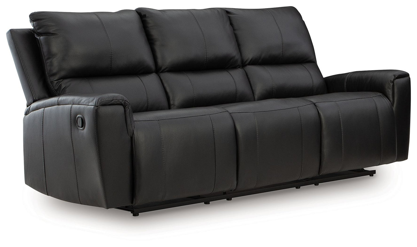 Danemere - Reclining Sofa - Black