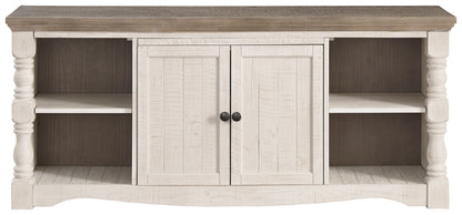 Havalance - Extra Large TV Stand - 2 Doors - Brown / Beige