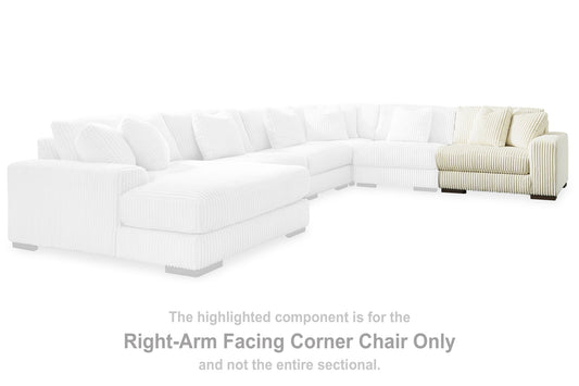 Lindyn - RAF Corner Chair - Ivory