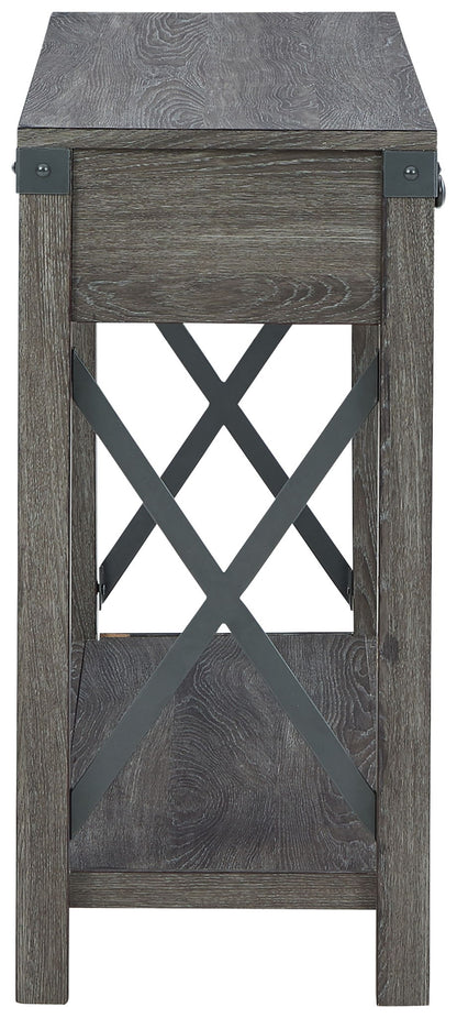 Freedan - Console Sofa Table - Grayish Brown