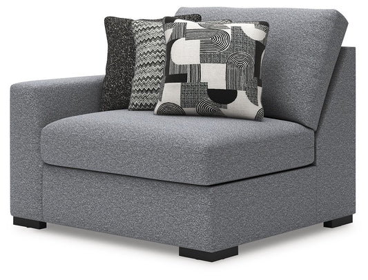 Bealton - LAF Corner Chair - Salt And Pepper