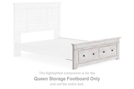 Fenderport - Queen Storage Footboard - Whitewash