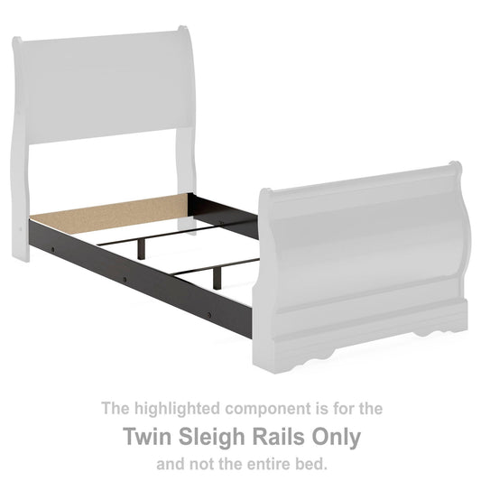 Huey Vineyard - Twin Sleigh Rails - Black