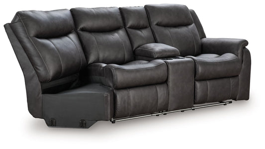Perarrygin - RAF Reclining Loveseat - Eclipse