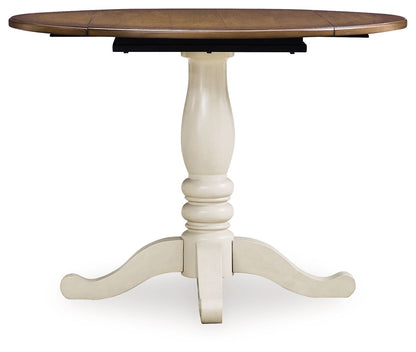 Mellintine - Round Drop Leaf Table Set