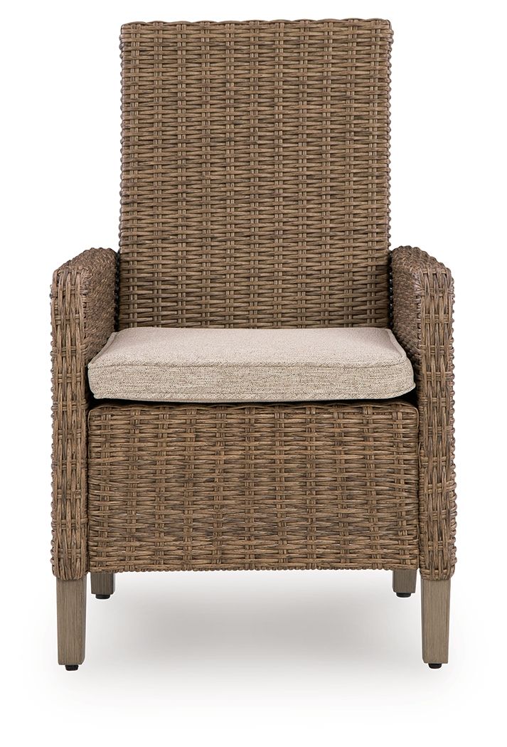 Revare Beach - Arm Chair With Cushion (Set of 2) - Beige
