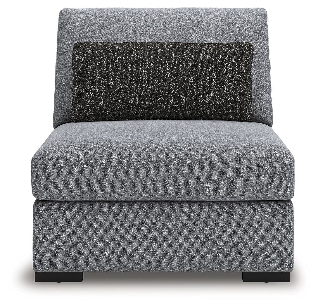 Bealton - Armless Chair - Salt And Pepper