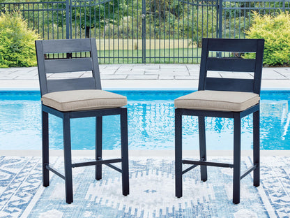 Mabry Shores - Barstool (Set of 2) - Blue