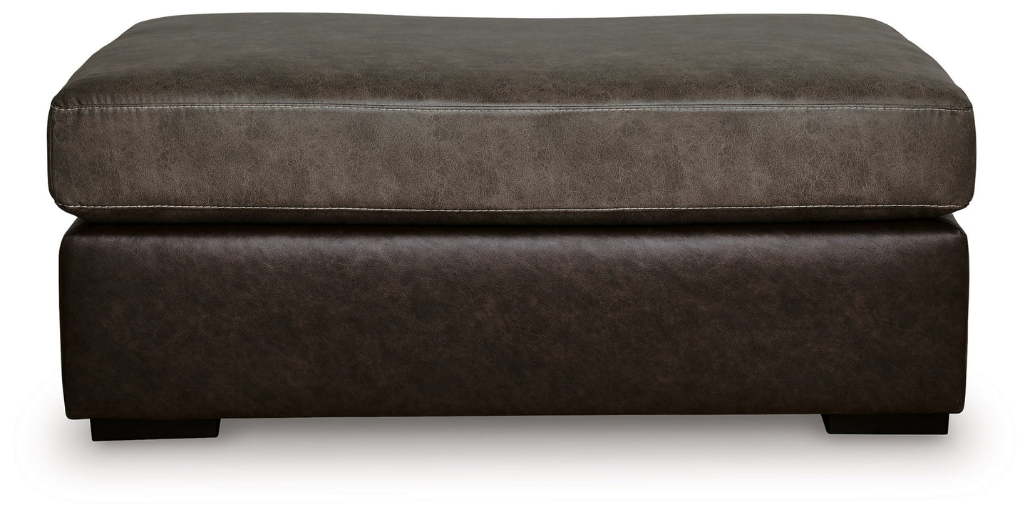 Baltic-Park - Oversized Accent Ottoman - Fossil