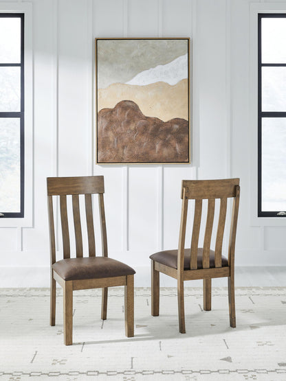 Broxtyn - Dining Upholstered Side Chair (Set of 2) - Light Brown