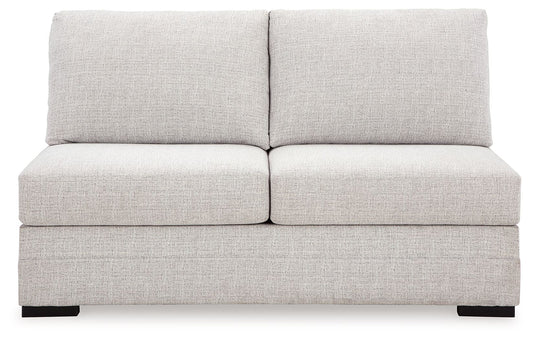 Koralynn - Armless Loveseat - Stone