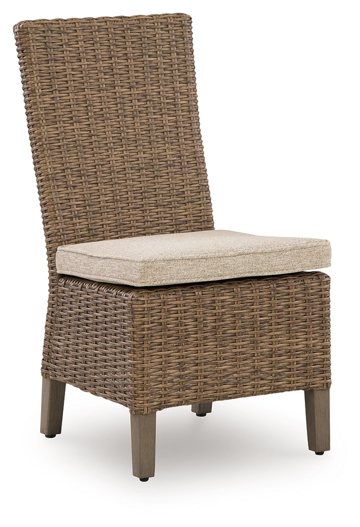 Revare Beach - Side Chair With Cushion (Set of 2) - Beige