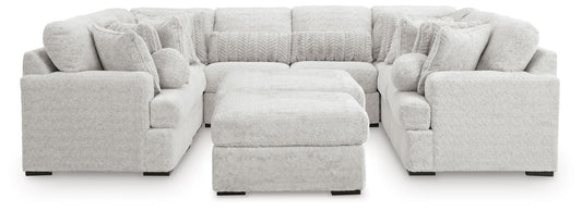 Snodoodle - 10-Piece Sectional With 2 Oversized Ottomans - Arctic