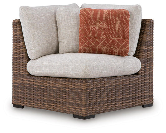 Angel Island - Corner With Cushion - Beige / Brown