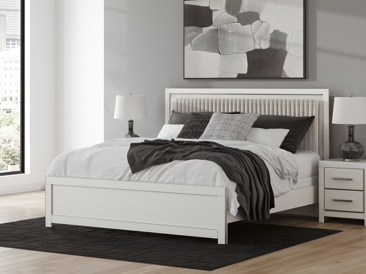 Birmonton - Upholstered Panel Bed