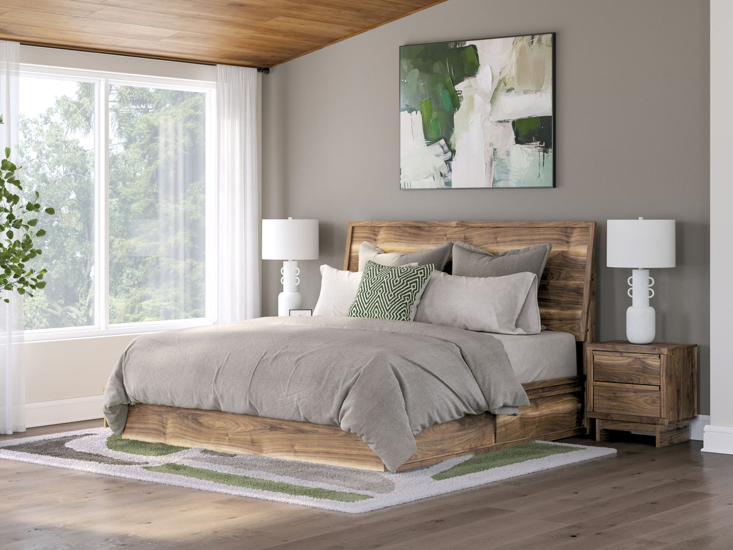 Zadilyn - Panel Bed With Storage