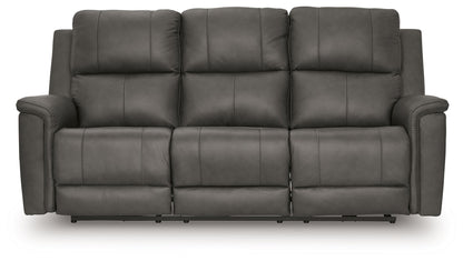 Beryton - Power Reclining Sofa With Adjustable Headrest