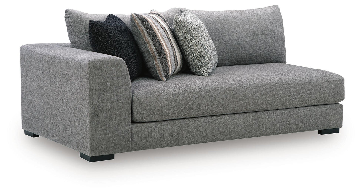 Ellington Pike - LAF Corner Chaise - Smolder