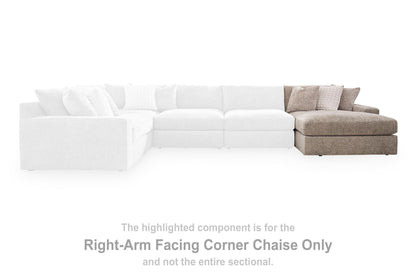 Reston Cove - RAF Corner Chaise - Burlap